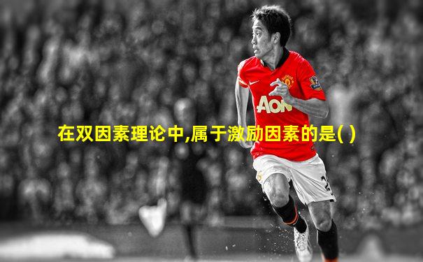在双因素理论中,属于激励因素的是( )